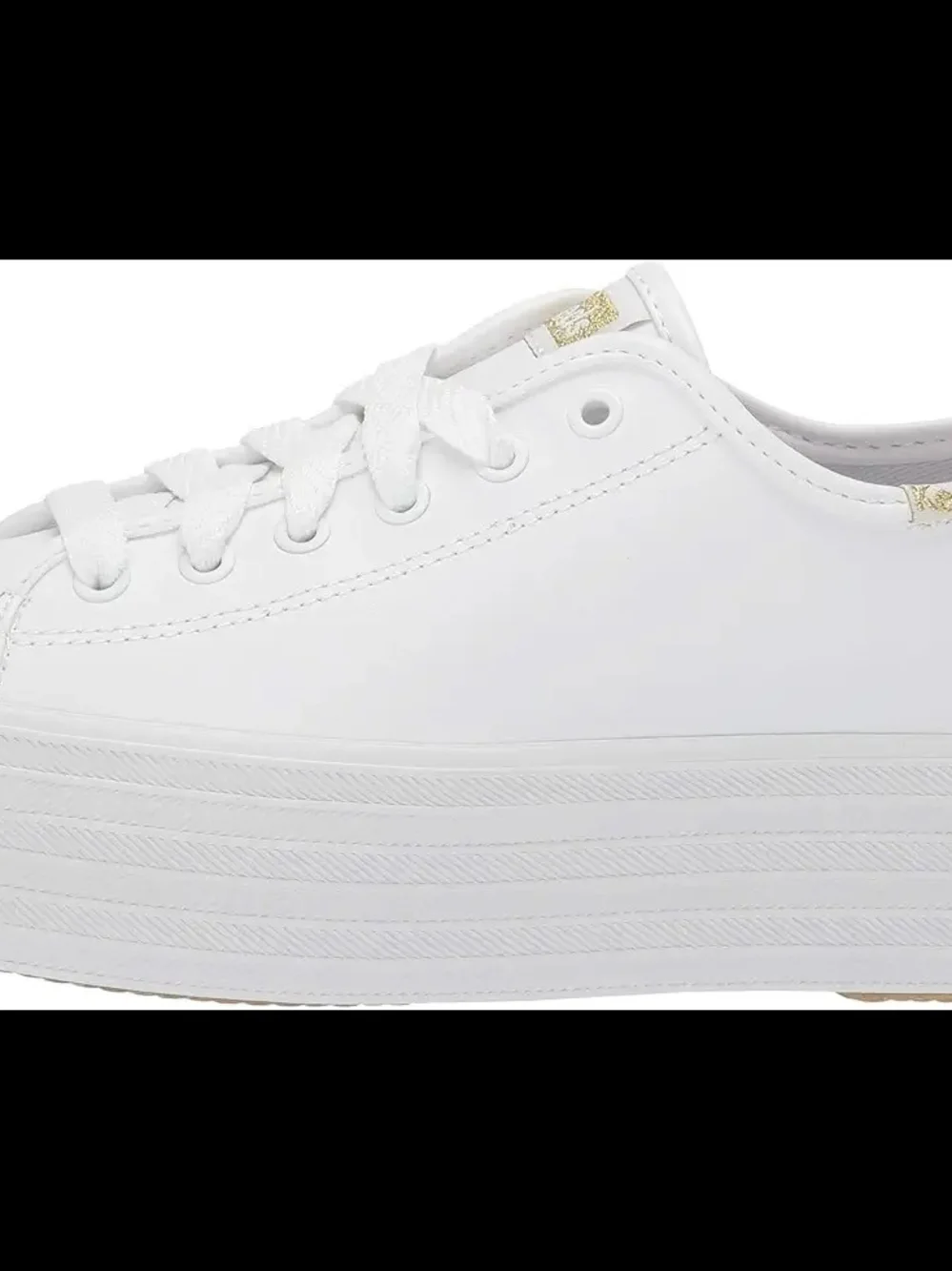 Keds White Platform Sneakers - Triple Stack Sole